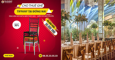 Cho thuê ghế Tiffany giá rẻ Tại Đồng Nai